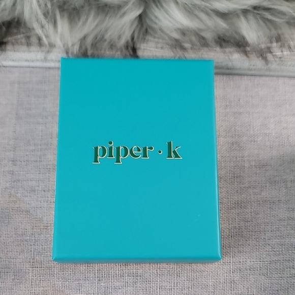 Piper K Cherry Earrings with Sparkling Stones - Picture 2 of 4